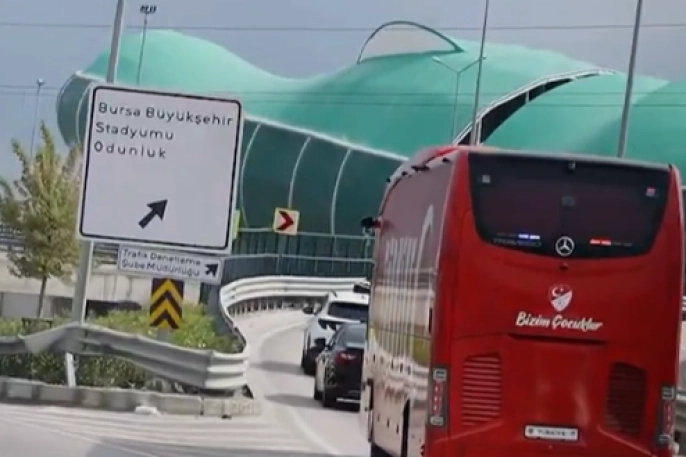 A Milli takım, İtalya maçı için Bursa'da hazırlandı