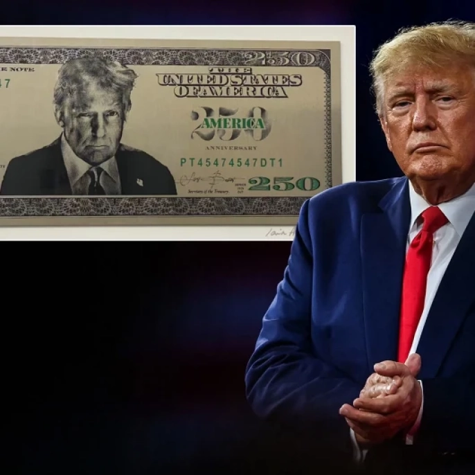 ABD yönetiminden Trump'lı 250 dolarlık banknot için baskı