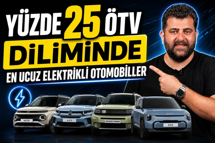 Ağustos 2026'da yüzde 25 ÖTV dilimindeki elektrikli otomobiller - 1