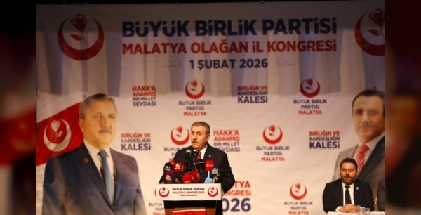 BBP Lideri Destici'den Malatya'da Deprem ve Terör Açıklamaları: 