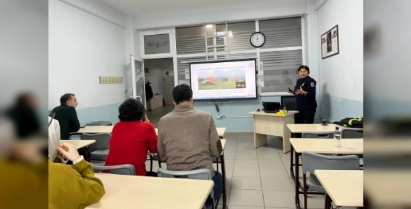 Bilgievleri personeline hayat kurtaran yangın güvenliği dersleri verildi