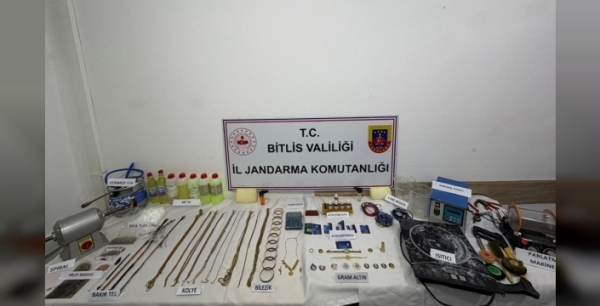 Bitlis'te sahte altın operasyonu: 2 şüpheli tutuklandı
