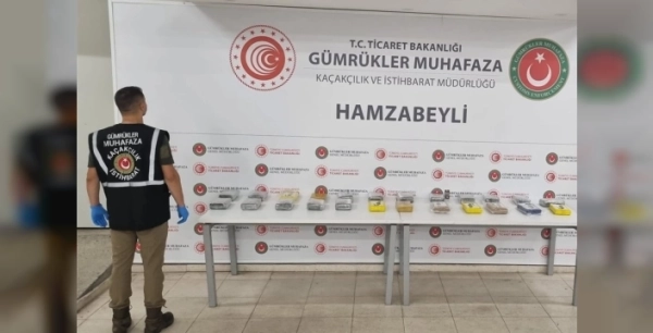 Edirne'de 174 kilo uyuşturucu madde ele geçirildi