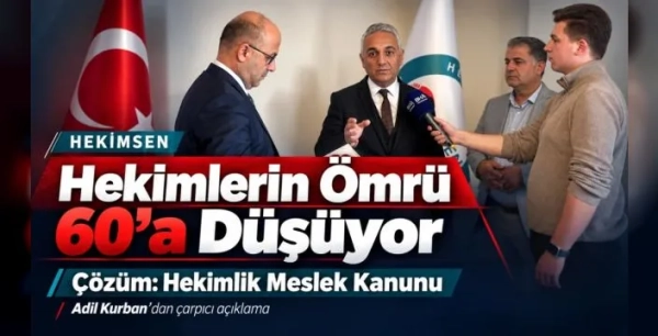 Hekimlerin yaşam süresi 60'a indi