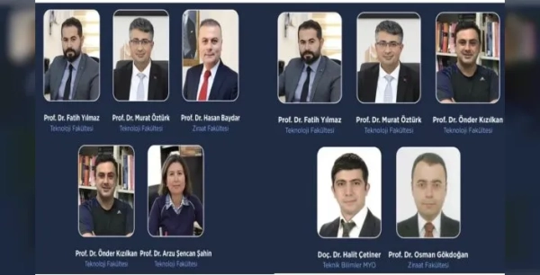 Isparta Uygulamalı Bilimler Üniversitesi'nden 7 akademisyen prestijli listede