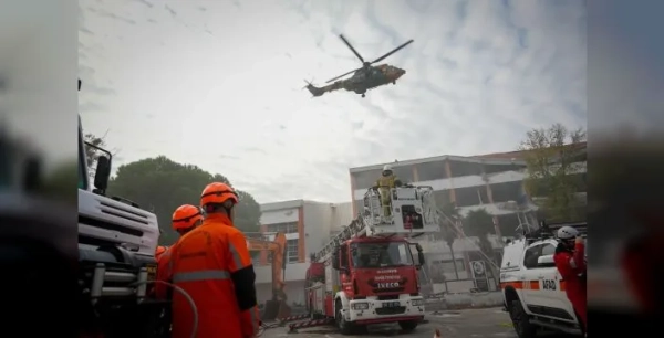 İzmir ve çevresinde büyük deprem tatbikatı yapıldı