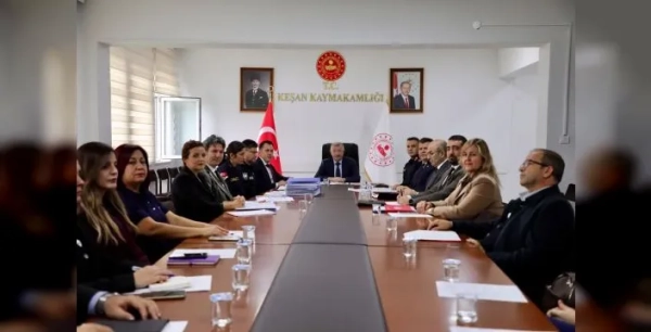 Keşan'da okul güvenliği masaya yatırıldı