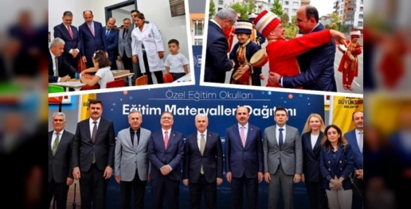 Konya'da özel öğrencilere eğitim materyali desteği
