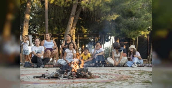 Mersin'de anne ve çocuklara doğa kampı