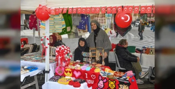Osmangazi'de kadın girişimciler cumhuriyet coşkusunu üretime taşıdı