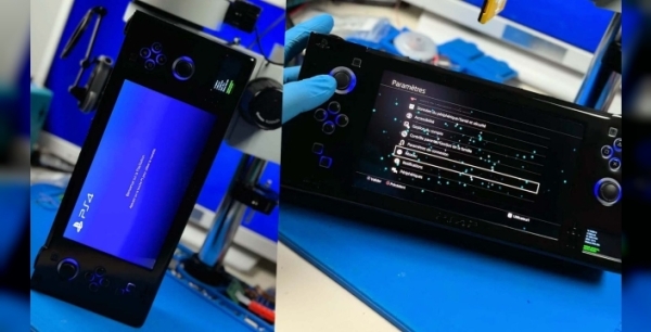 Teknoloji tutkunu, PlayStation 4'ü el konsoluna dönüştürdü