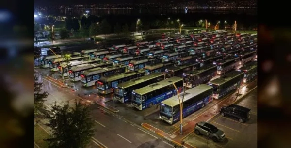 UlaşımPark, COP31 için 70 otobüsle Antalya'ya gitti