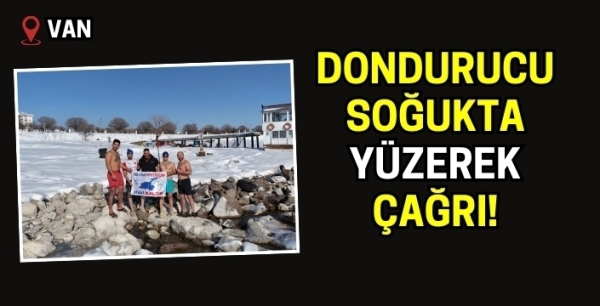 Van Gölü İçin Dondurucu Soğukta 