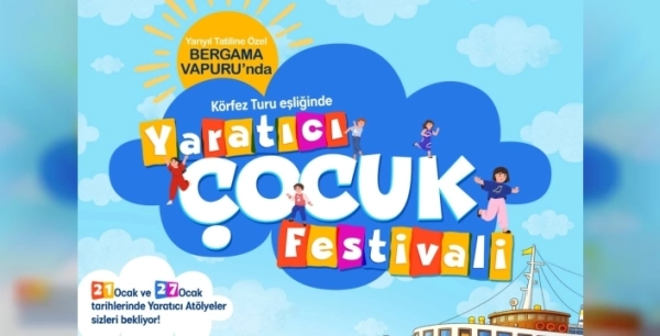 Yarıyıl tatilinde minik İzmirliler körfezde sanat ve macera dolu bir yolculuğa çıkıyor!