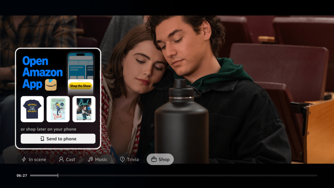 Amazon, Prime Video'da görülen ürünleri satın almayı kolaylaştırıyor