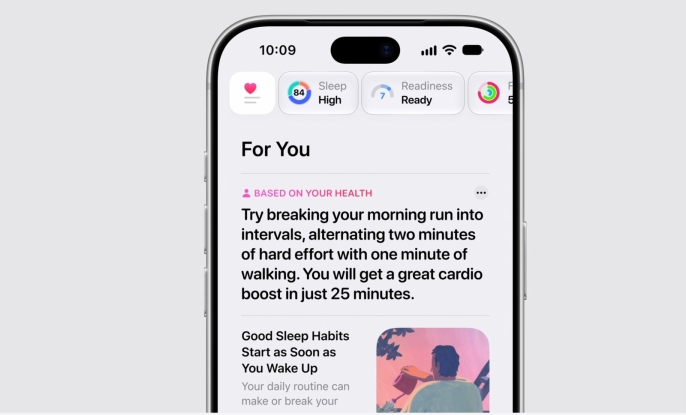 Apple, Health uygulamasını yenileyerek sağlık yaşı hesaplayacak