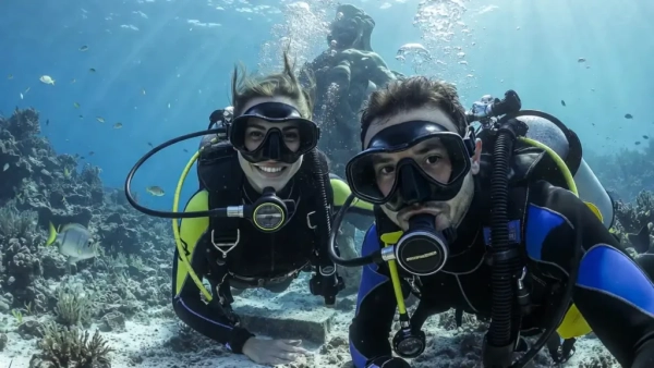 Side Scuba Diving Tour 2026 Underwater Museum, 2 Dives, €50