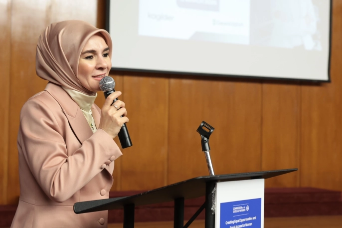 Bakan Göktaş'tan kadınlara müjde: Girişimcilik ve şiddetle mücadelede Türkiye'nin adımları BM'de!