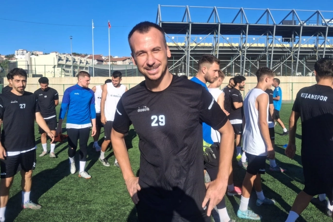 Batuhan Er, Keşanspor antrenmanlarına katıldı