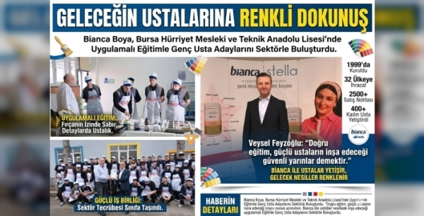 Bianca Boya, Bursa’da Geleceğin Ustalarını Yetiştiriyor