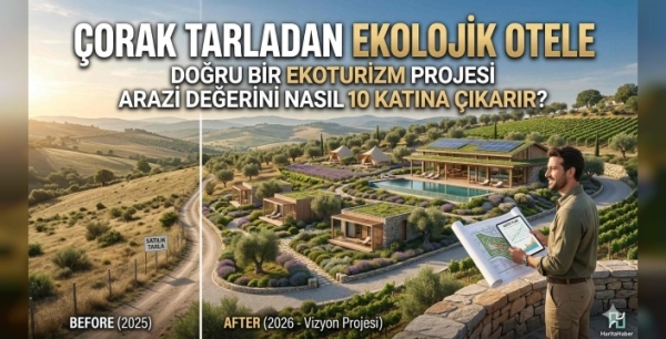 Çorak Tarladan Milyonluk Tesise: Ekoturizm İmarı İle Arazi Değerini 10 Katına Çıkaran Sır!