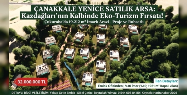 Kalkım satılık arsa ve fiyatları Ekolojik Turizm imarlı
