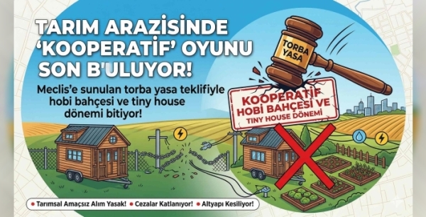 Kooperatiften Tarla Alanlar Şokta: Yeni Yasayla Hobi Bahçesi Bitiyor
