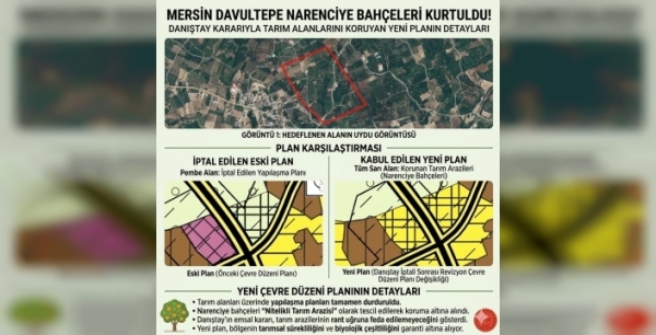 Mersin Mezitli'de Tarım Alanı Zaferi: Danıştay Sanayi Planını İptal Etti