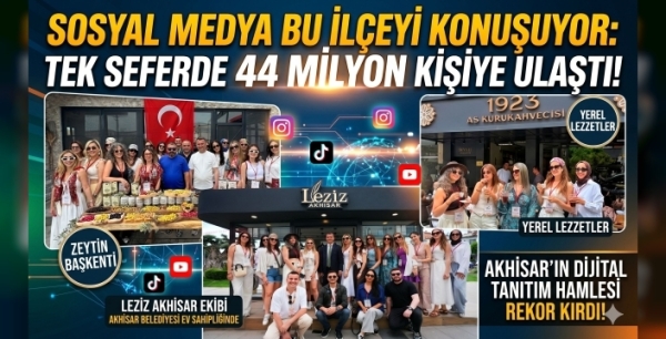 Sosyal Medya Bu İlçeyi Konuşuyor: Tek Seferde 44 Milyon Kişiye Ulaştı!