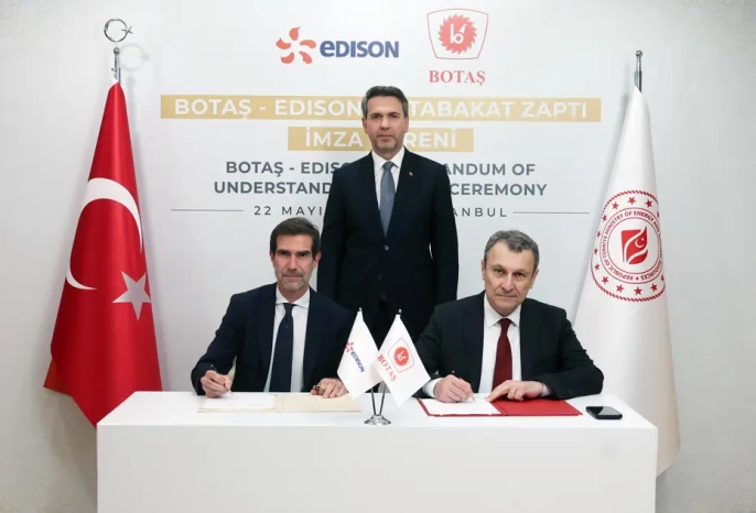 BOTAŞ ve Edison, doğal gaz iş birliği için önemli adım attı
