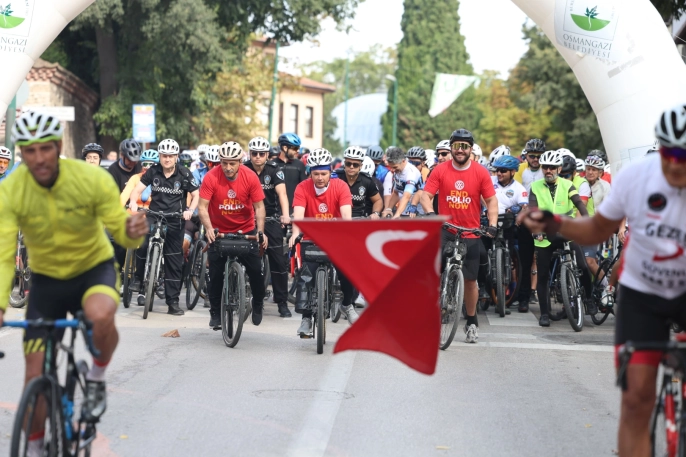 Bursa'da bisiklet turuyla çevre bilinci artırıldı