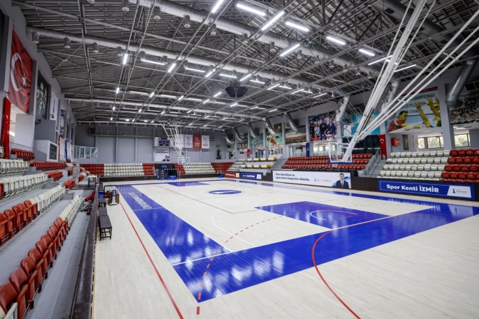 Celal Atik Spor Salonu baştan aşağı yenilendi