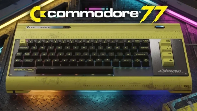 Commodore 77, Cyberpunk 2077 temalı yeni sürümünü tanıttı - 1