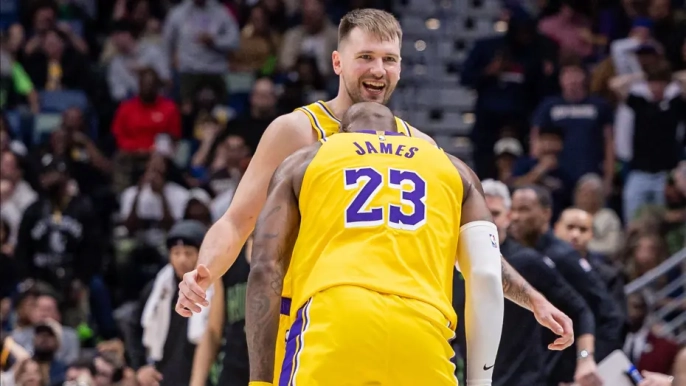 Doncic ve LeBron James'ten muhteşem performansla Lakers galibiyeti
