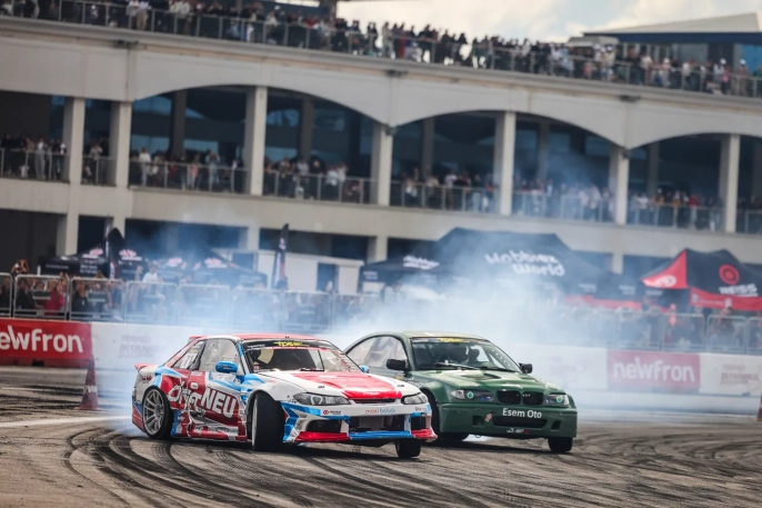 Drift şampiyonası finali İstanbul Park'ta