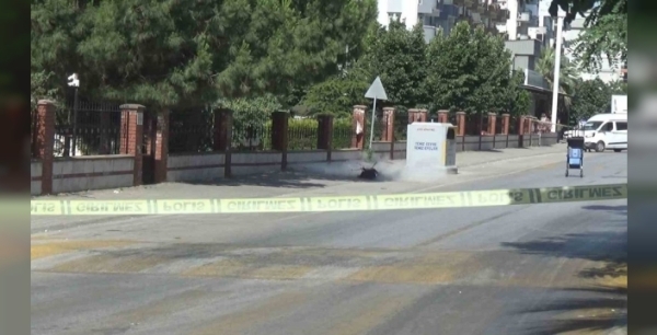 Aydın'da şüpheli çanta paniği: Fünye ile patlatıldı