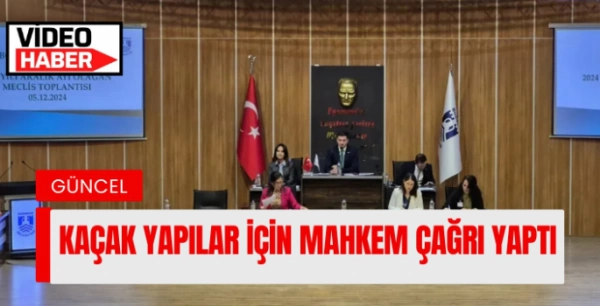   Başkan Mandalinci, kaçak yapılar için mahkemelere seslendi