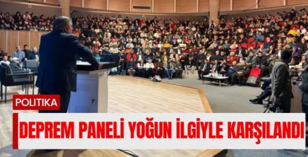 Bodrum Belediyesi'nden deprem paneli