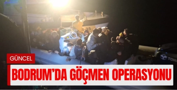 Bodrum'da 33 düzensiz göçmen yakalandı