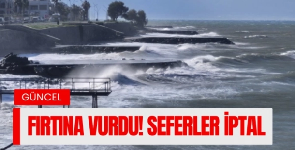 Bodrum'da fırtına etkili oluyor
