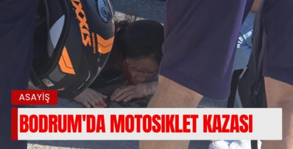 Bodrum'da Motosiklet Kazası: Kadın Sürücü Yaralandı