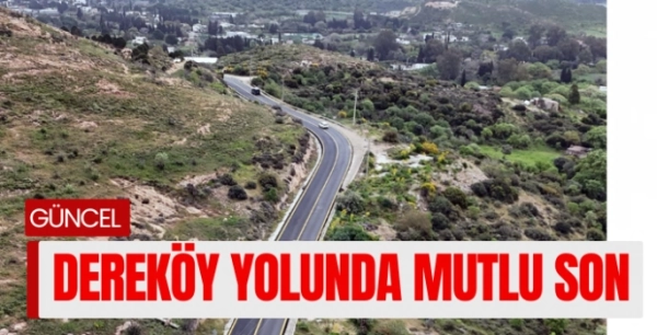 Bodrum Dereköy-Peksimet yolu yenilendi