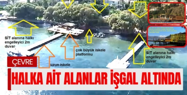 Bodrum Yalıkavak-Küdür Sahilinde halka ait alanlar kaçak yapılaşmaya teslim mi ediliyor?