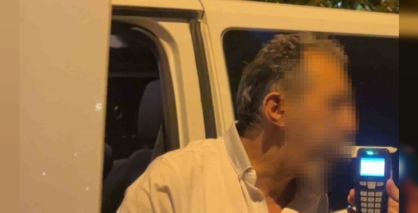 Bursa'da alkol denetiminde sürücüden skandal saldırı