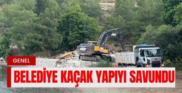 CHP'li belediye kaçak yapıyı savundu