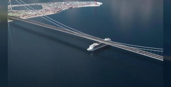 Dünyanın en uzun asma köprüsü inşa ediliyor
