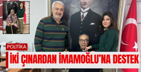 Efes Selçuk’ta iki çınardan İmamoğlu’na destek: üye oldular değişim dediler!