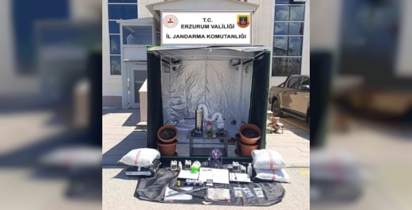 Erzurum'da jandarmadan büyük narko operasyonu