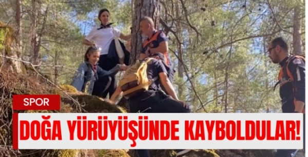 Fethiye’de doğa yürüyüşünde kaybolan 2 kadın kurtarıldı
