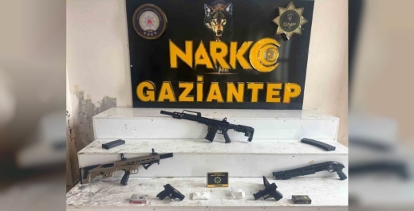 Gaziantep'te büyük uyuşturucu operasyonu: 4 kişi tutuklandı